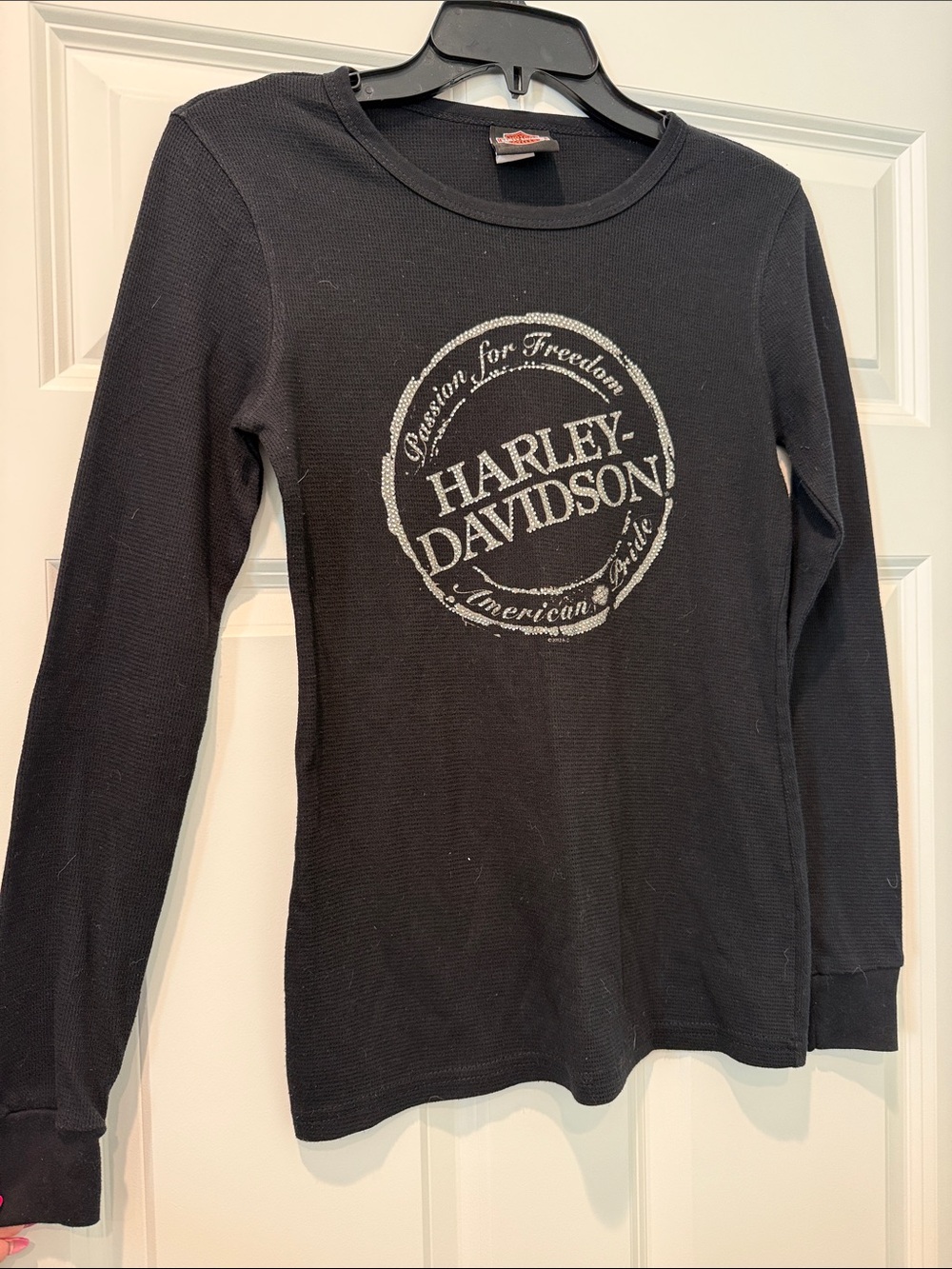 Harley-Davidson Black bling Long-Sleeve Thermal